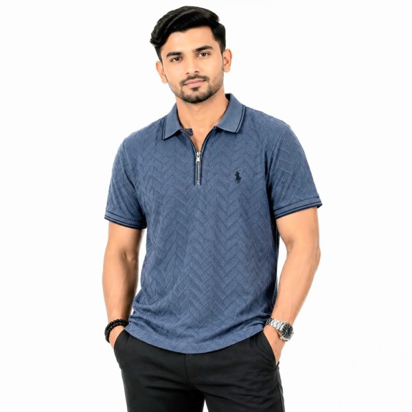 Trendy Zipper Polo