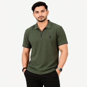Trendy Zipper Polo